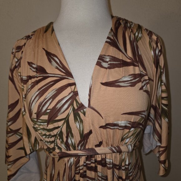 Rachel Pally Palm Print Caftan Maxi Dress XS NWT Modal Maternity Resort - Picture 8 of 16